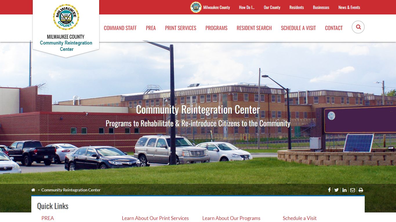 Community Reintegration Center - Milwaukee County